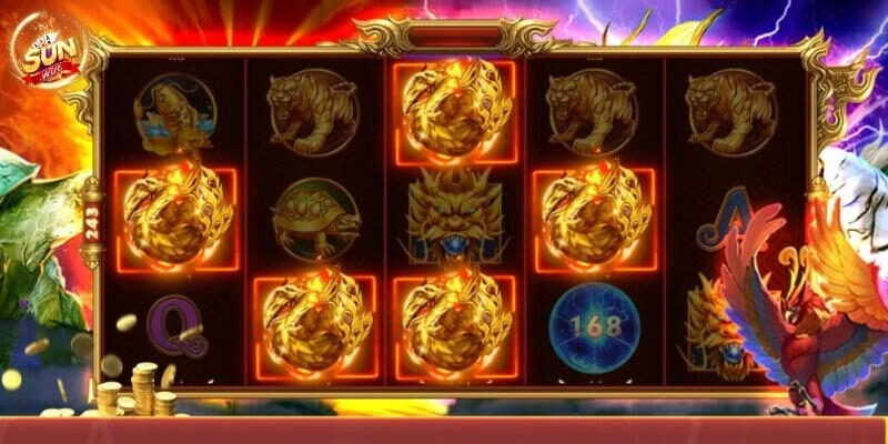 Đồ họa tuyệt đẹp của Kho báu Tứ Linh tại Sunwin