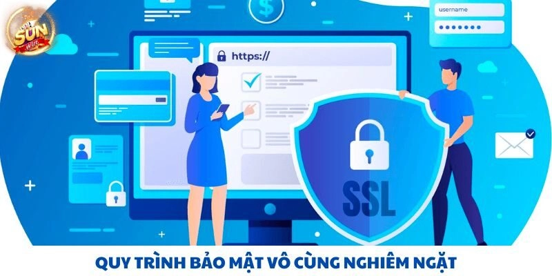 Quy trình bảo mật vô cùng nghiêm ngặt